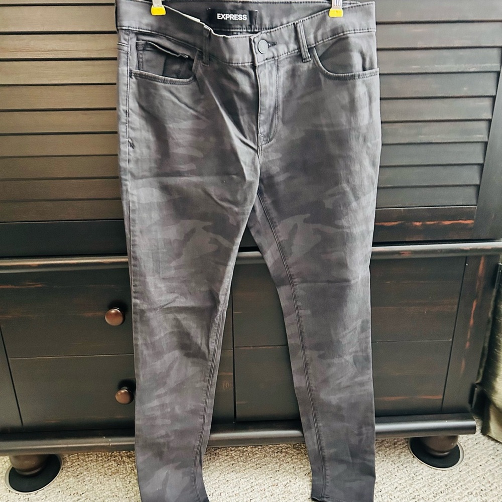 Express Camo Legging Mid Rise